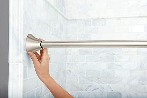 Curved Tension Shower Curtain Rod for Bathroom