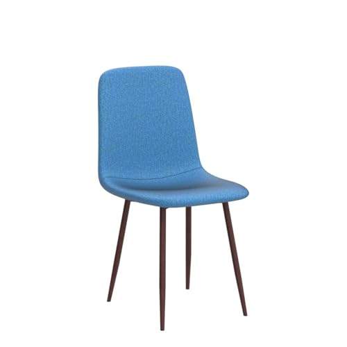 CangLong Blue Mid Century Living Room Side Chair Set, Set of 4