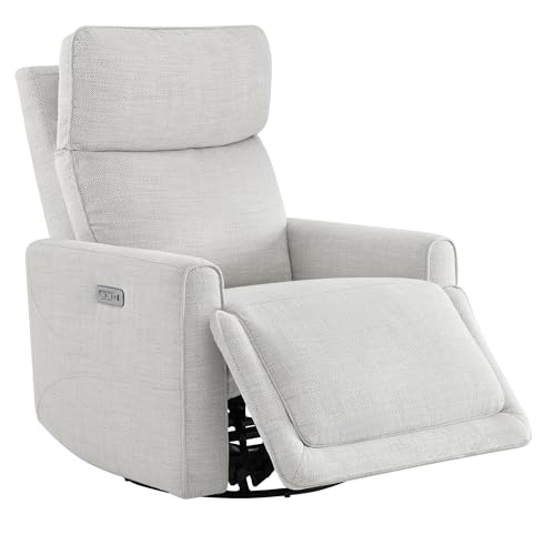 Modern Nursery Rocking Chair with USB and Type-C Ports