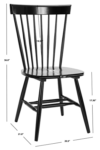 Black Set of 2 Safavieh Parker Parkse Side Chairs