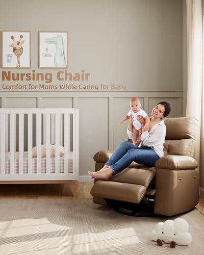 Electric Swivel Massage Chair with Vibration, Heating, and StorageUSB Port