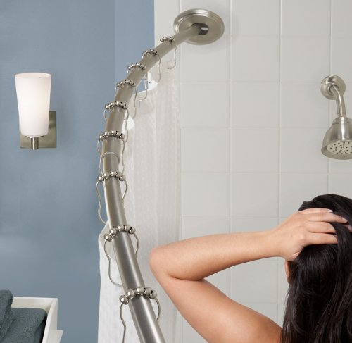 MAYTEX Smart Curved Shower Curtain Tension Rod