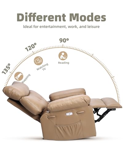 Electric Swivel Massage Chair with Vibration, Heating, and StorageUSB Port
