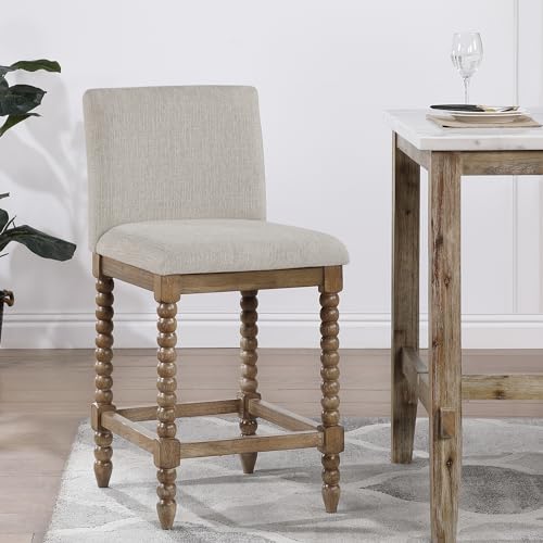 Farmhouse 26 Inch Counter Height Stool for Kitchen Island