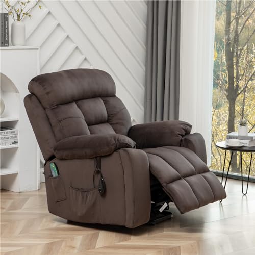 Extra Wide Recliner Chair for 400lbs+ Big Man with Heat and Massage