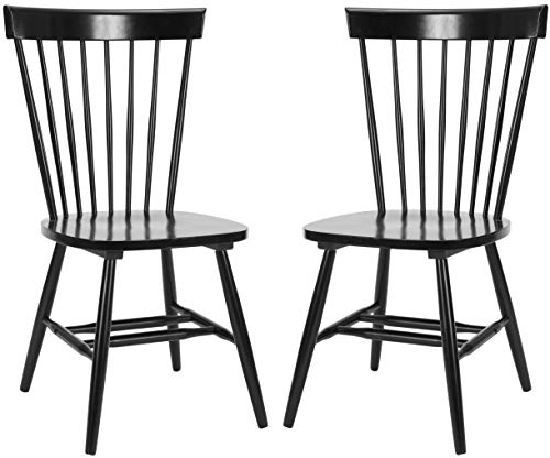 Black Set of 2 Safavieh Parker Parkse Side Chairs