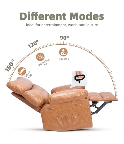 Heat and Massage PU Leather Recliner Chair - Premium Comfort for Relaxation