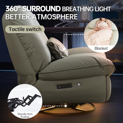 Oversized Power Recliner with Surround Sound & 3-in-1 Pillow