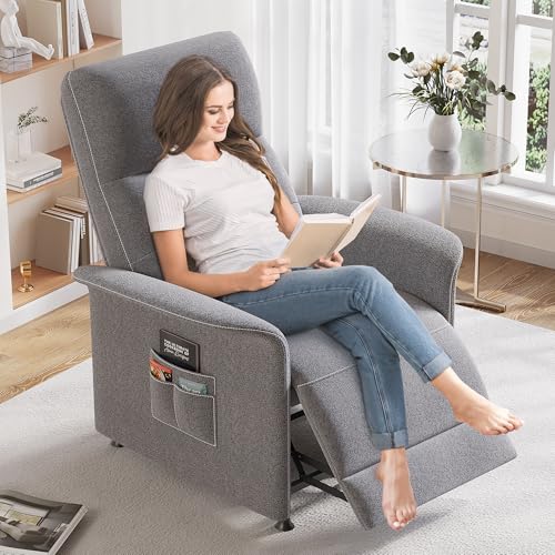 Electric Recliner Chair with Heat and Massage, Adjustable Sofa for Adults, Home Theater Seating
