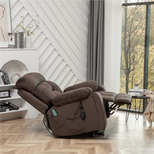 Extra Wide 400lbs+ Recliner Chair with Heat & Massage