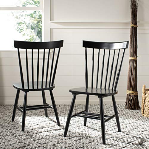 Black Set of 2 Safavieh Parker Parkse Side Chairs