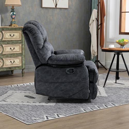 Extra Wide Fabric Recliner for Big and Tall Adults