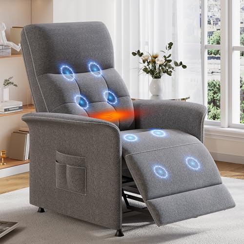 Electric Recliner Chair with Heat and Massage for Adults