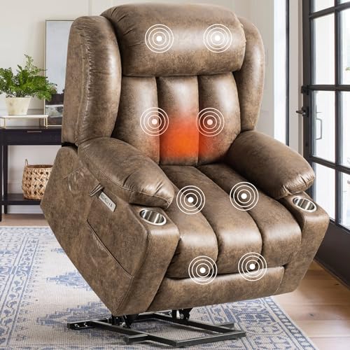 Electric Power Lift Recliner Chair for Seniors with Heat & Massage