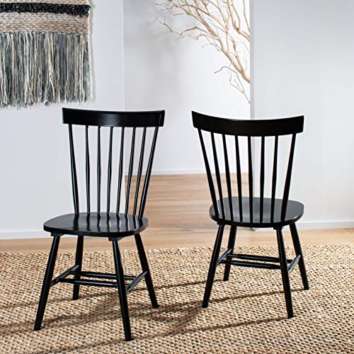 Black Set of 2 Safavieh Parker Parkse Side Chairs
