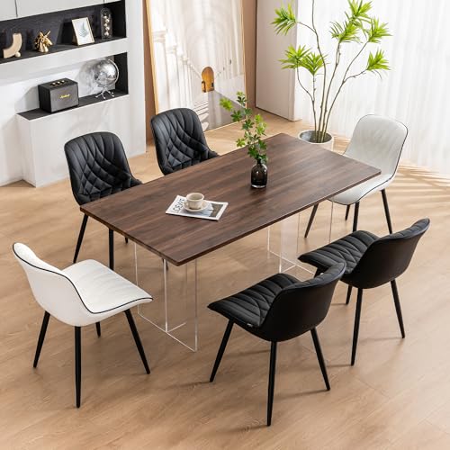 Modern Upholstered Dining Chairs Set of 2 for Kitchen and Dining Room