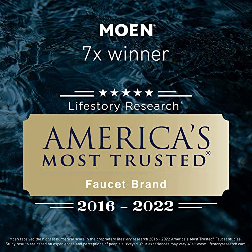 Moen 72-Inch Adjustable Matte Black Curved Shower Curtain Rod